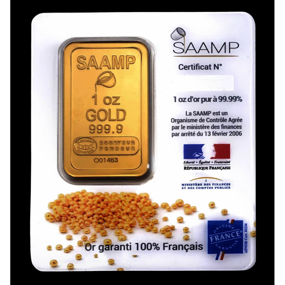 Gold bar 1 oz